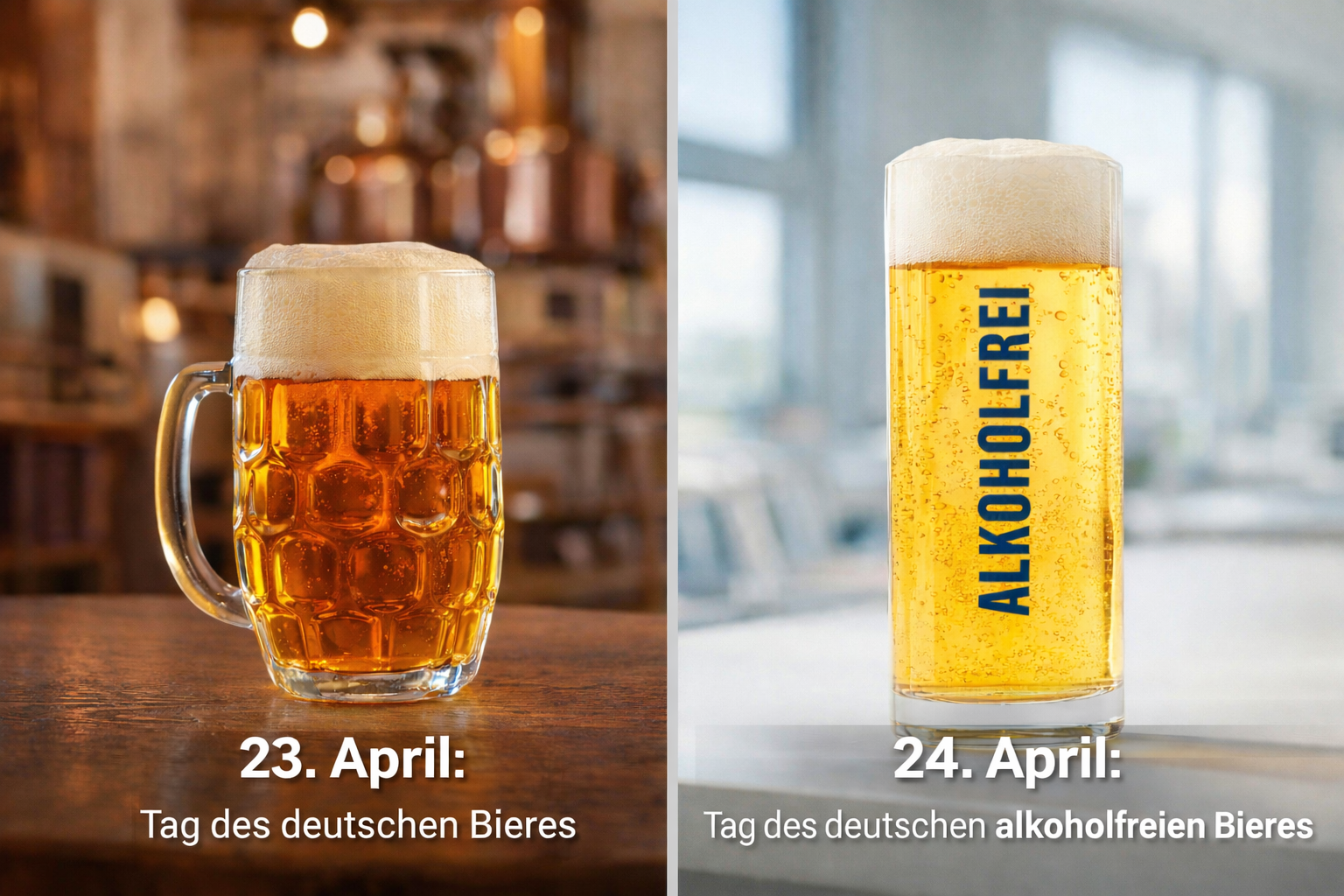 24. April: Feiertag für alkoholfreies Bier